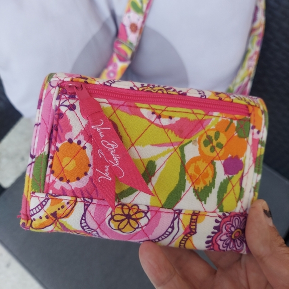 VERA🌸BRADLEY "Clementine" On The Go Bag, Pouch & Wallet Set - Picture 8 of 12